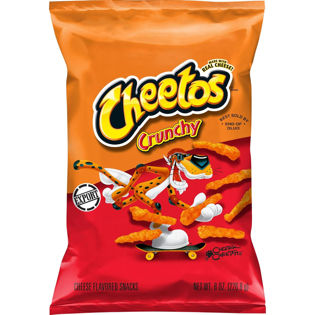 Cheetos Crunchy Cheese Flavored Snack Frito Lay - 226 gms