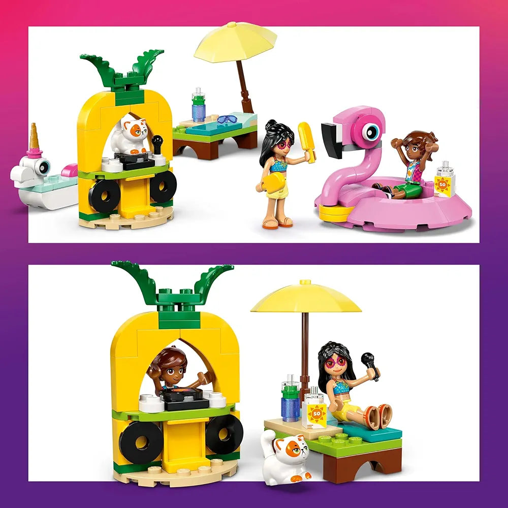 Lego Friends Unicorn & Flamingo Pool Party Toy Building Set 42658 Building Blocks Toys for 5+ Gift for Boys and Girls
