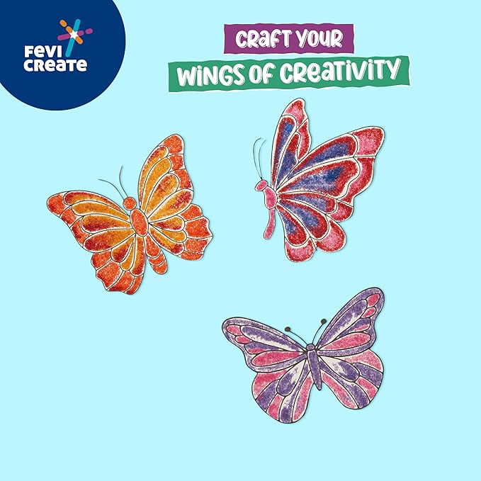 Fevicreate Sand Art Butterflies Art & Craft Kit for Kids