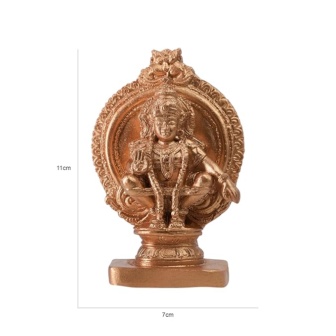 Newven Ayyappa Swamy Idol Showpiece Hindu God Ayyappan Statue Decorative