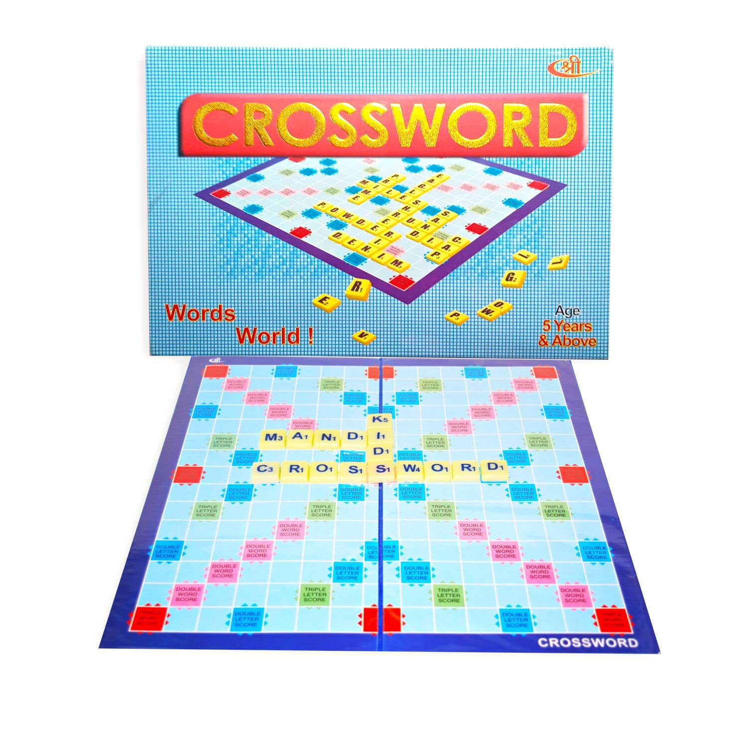 Kids Mandi Crossword Board Game