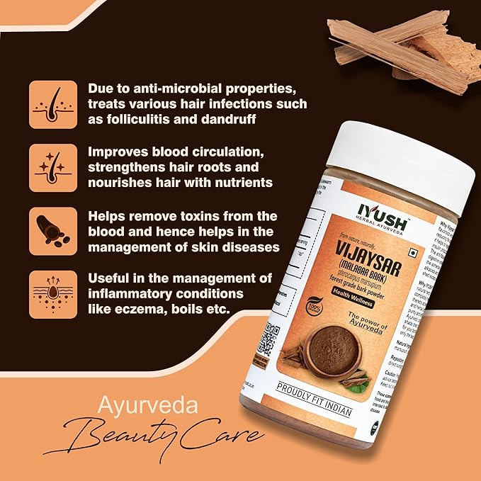 Iyush Herbal Ayurveda Vijaysar Powder - 100 gms