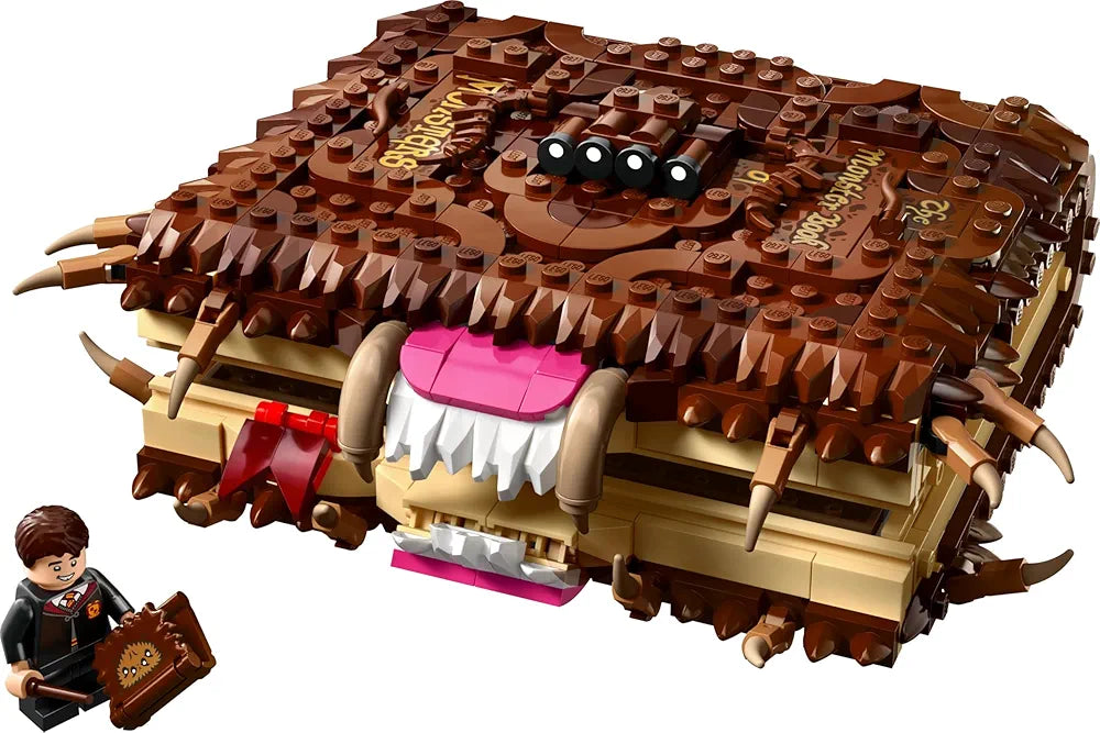 Lego Harry Potter Chomping Monster Book of Monsters, Wizard Toy 76449 Building Blocks Toys for 9+ Gift for Boys and Girls