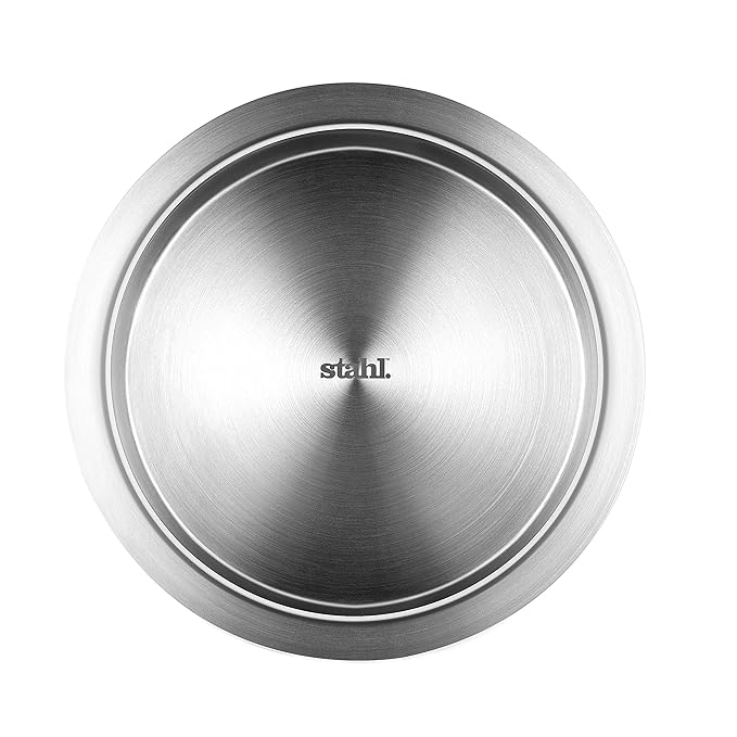 Stahl Triply Stainless Steel Artisan Tope with Lid 14cm, 1.0 Liters - 690 gms