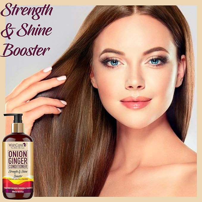 WishCare Onion Ginger Conditioner - 300 ml