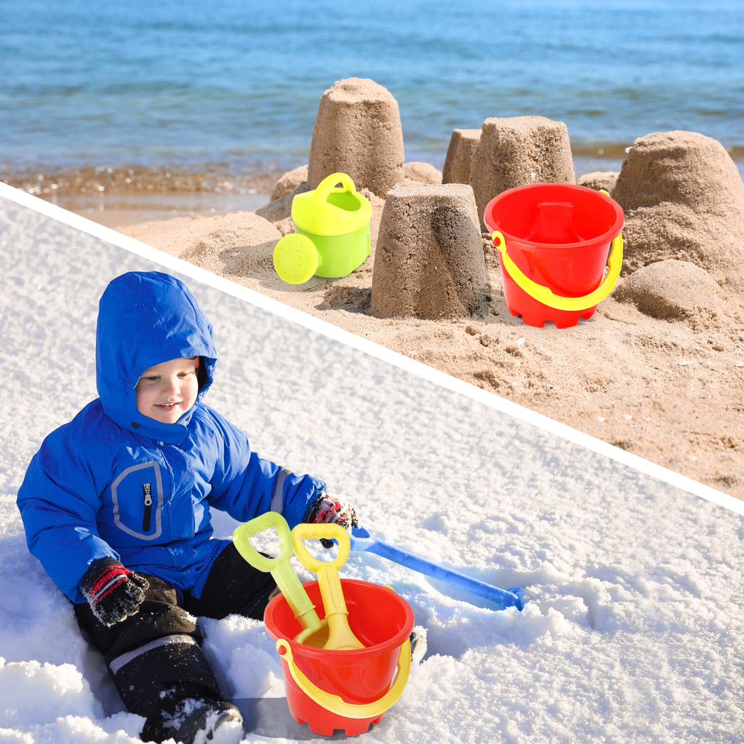 Play Nation Premium 9 Pieces Beach Playset for Kids