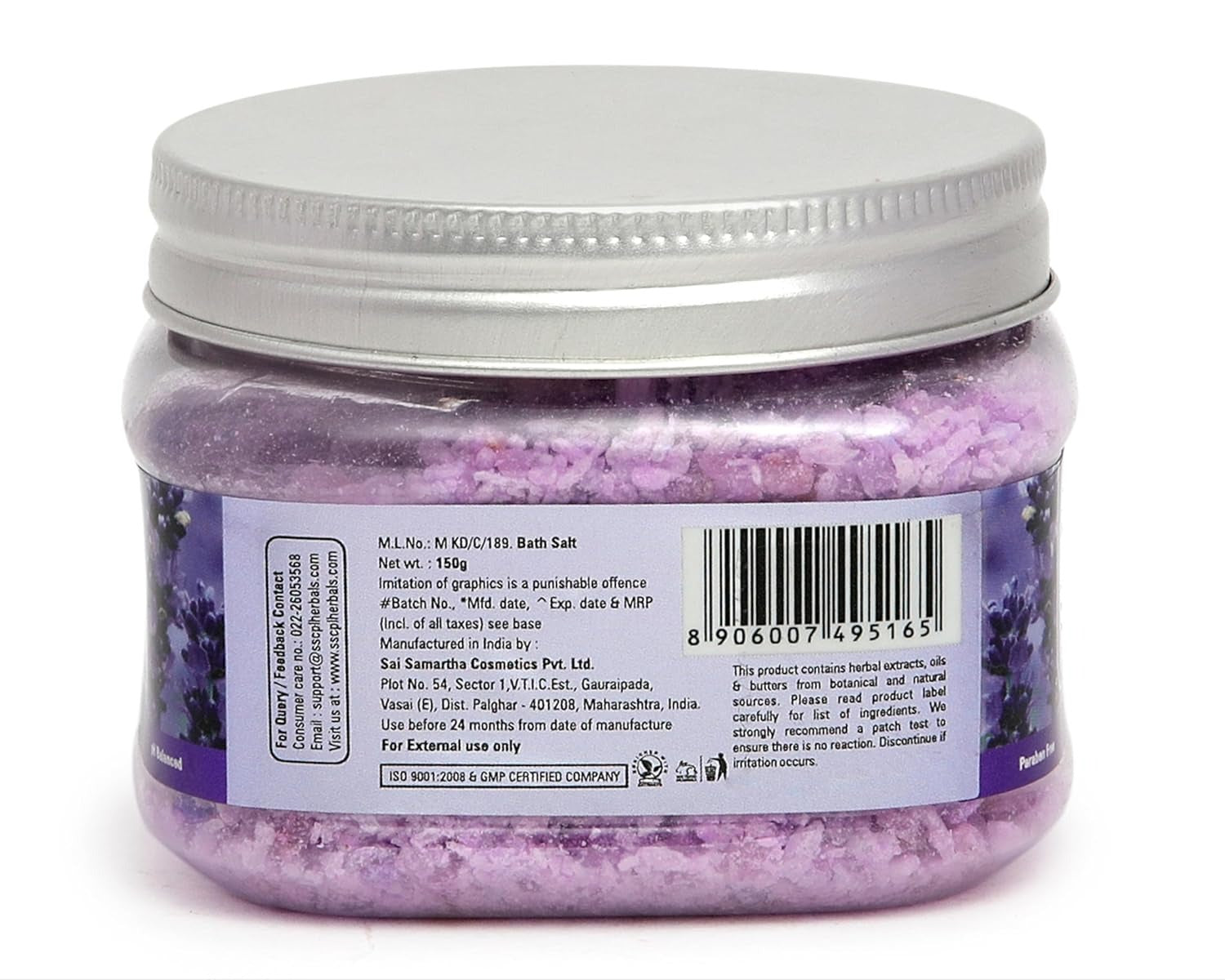 Sscpl Herbals Lavender Hand & Foot Bath with Natural Glycerine - 150 gms (Pack of 2)