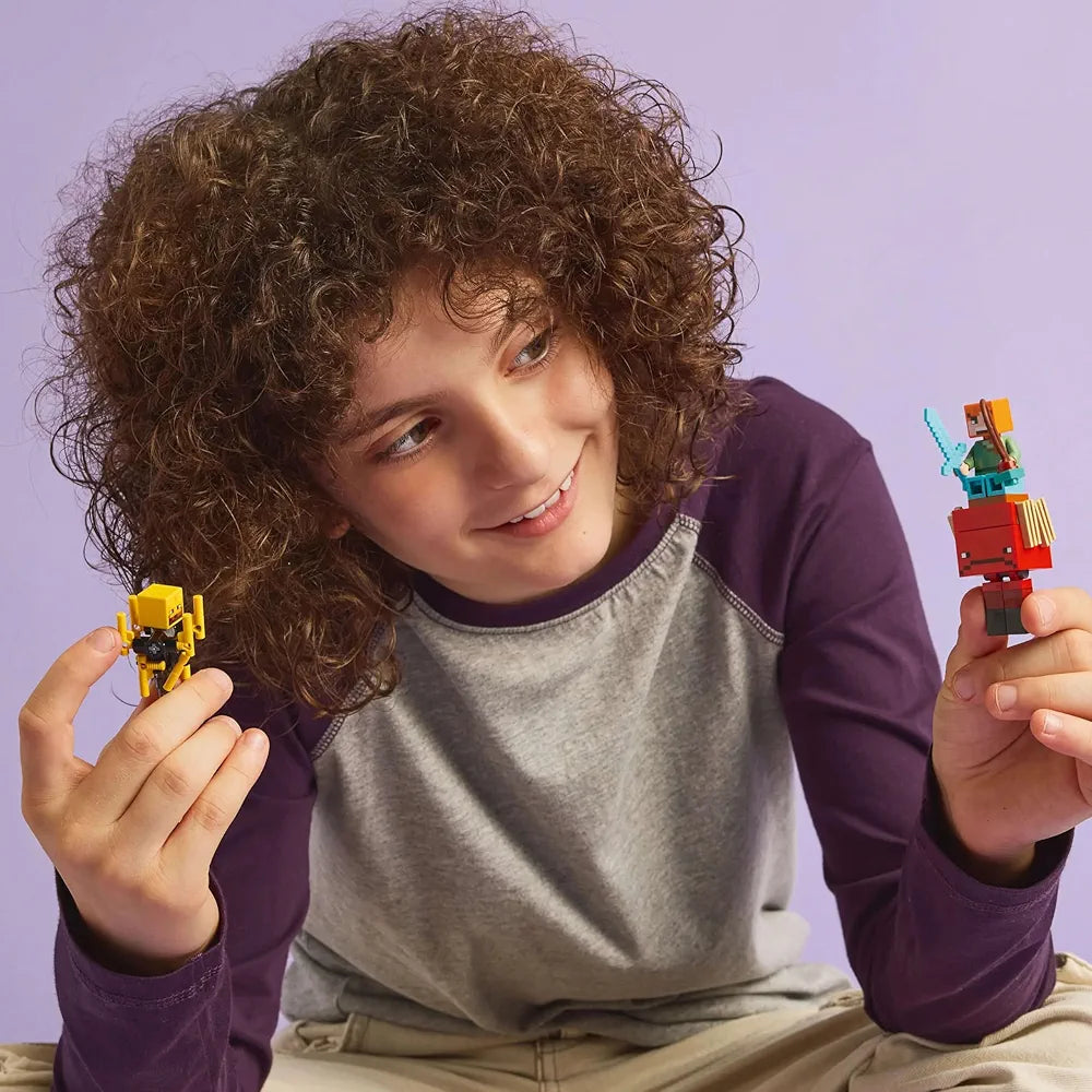 Lego Minecraft The Nether Lava Battle Gamer Toy for Kids 21266 Building Blocks Toys for 6+ Gift for Boys and Girls