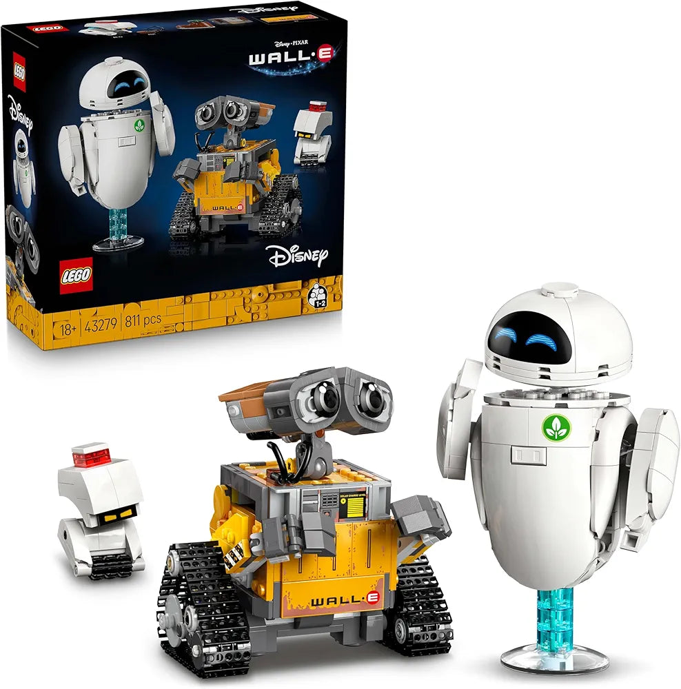 Lego ǀ Disney and Pixar Wall-E and EVE Animated Movie 43279 Building Set for Adults -Age 18+