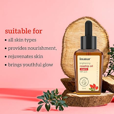 Inatur Rosehip Oil Pure Cold Pressed - 30 ml