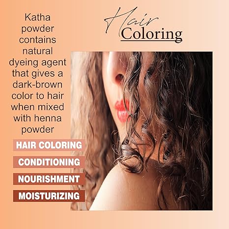 Iyush Herbal Ayurveda Organic Katha Powder for Hair Colour - 150 gms