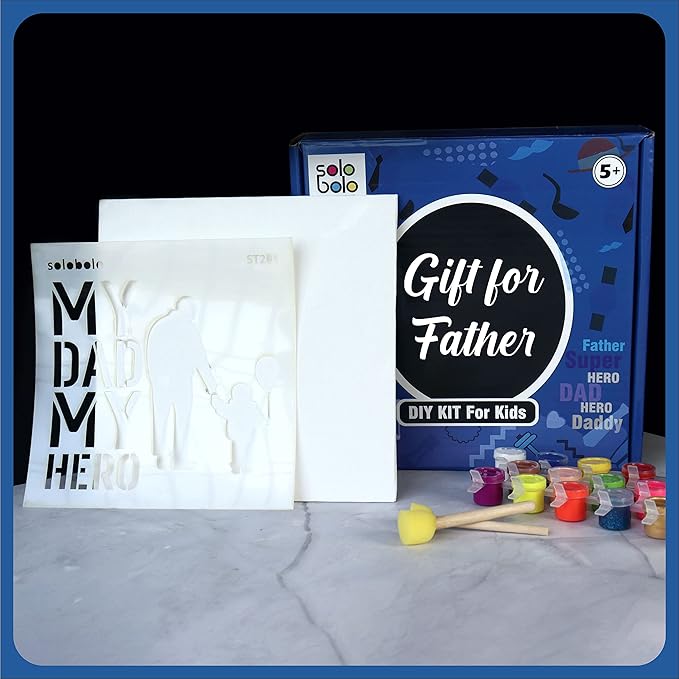 Solobolo Fathers Day Diy Kits for Kids | Fathers Day Gift for Dad From Daughter Son