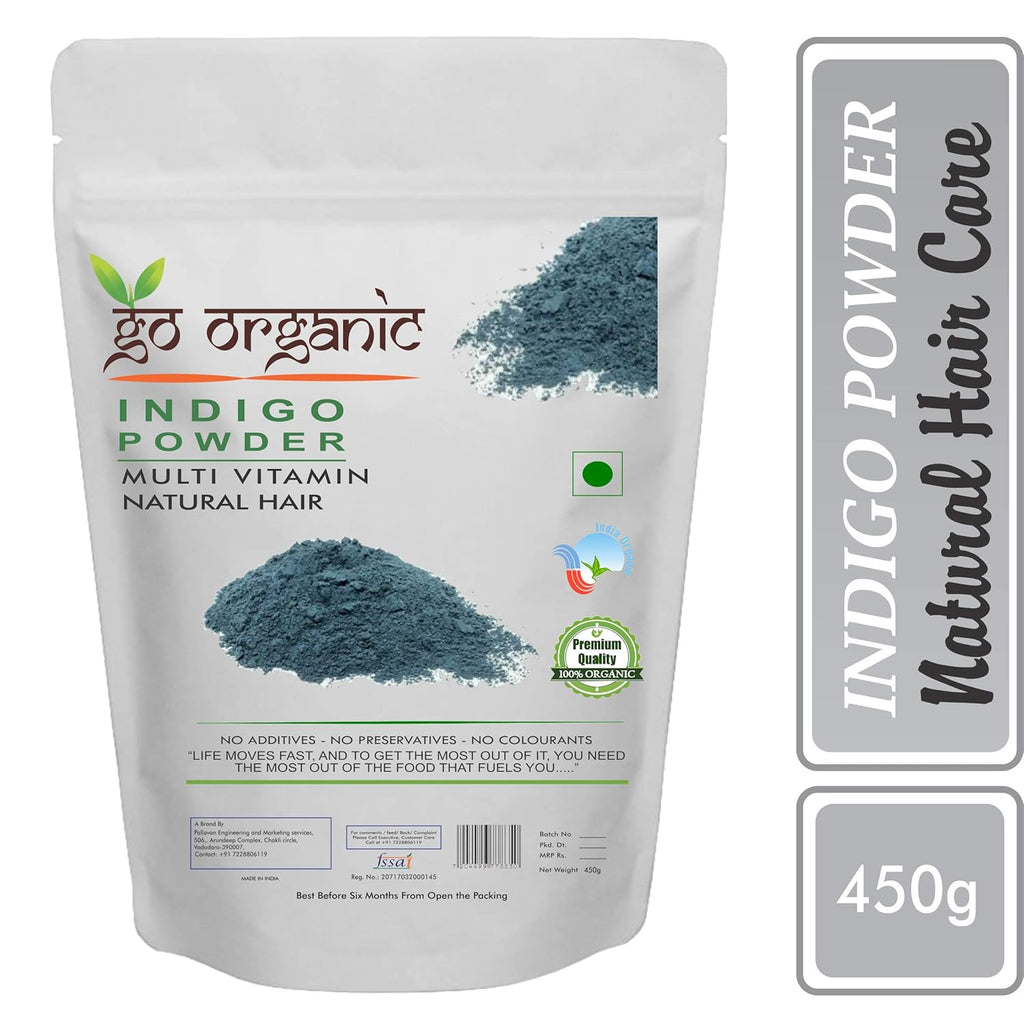 Go Organic Indigo Powder, 450 g