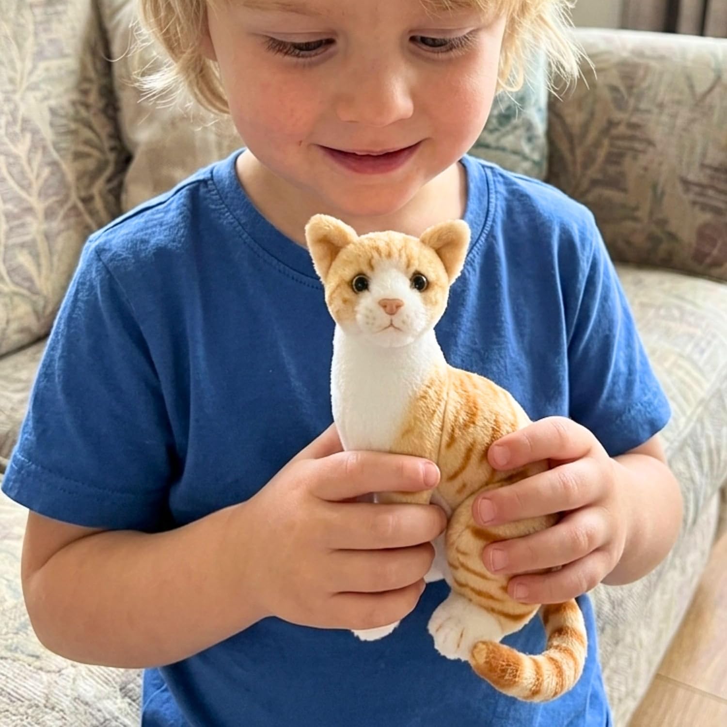 Tickles Cute Cat Soft Stuffed Plush Animal Toy for Kids 21 cm