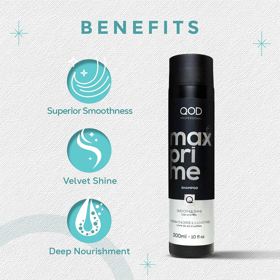 QOD Professional Max Prime After Treatment And Shampoo