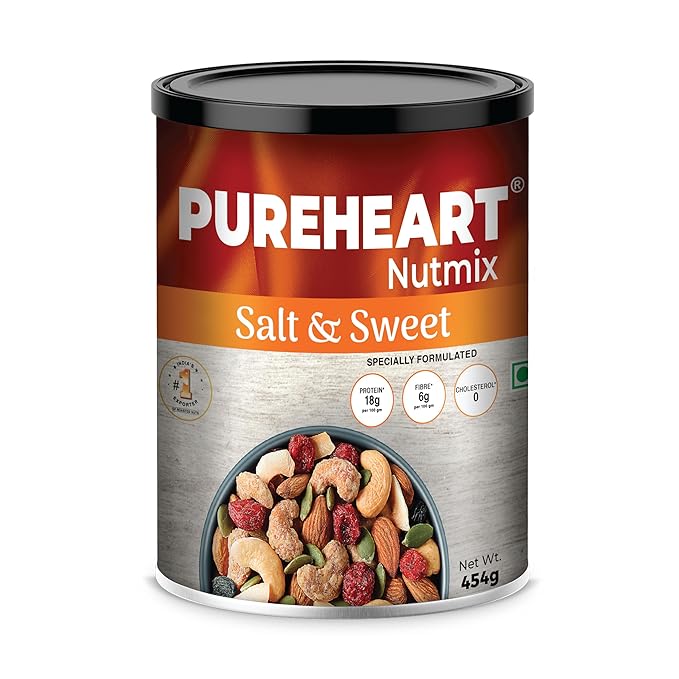 Pureheart Nutmix Salt & Sweet Dry Fruits - 454 gms