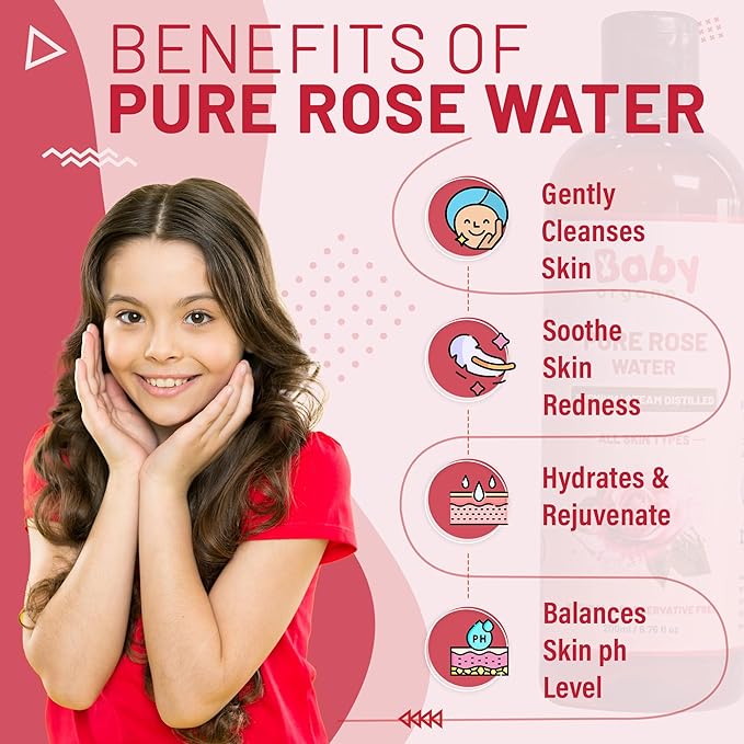 Babyorgano Premium Rose Water - 200 ml