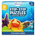 Skillmatics Step By Step Puzzle Underwater Animal Jigsaw & Toddler Puzzles Educational Montessori Toy