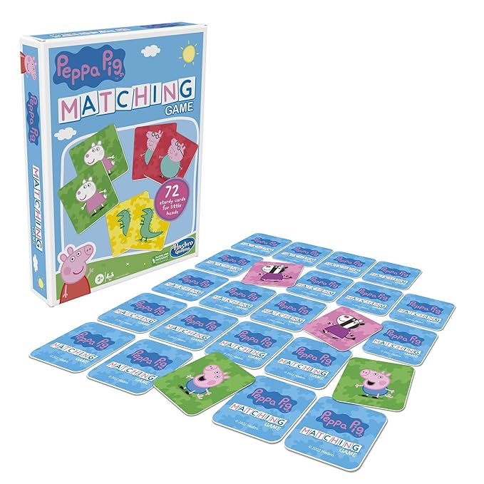 Hasbro Gaming Peppa Pig Matching Game for Kids Ages 3 and Up