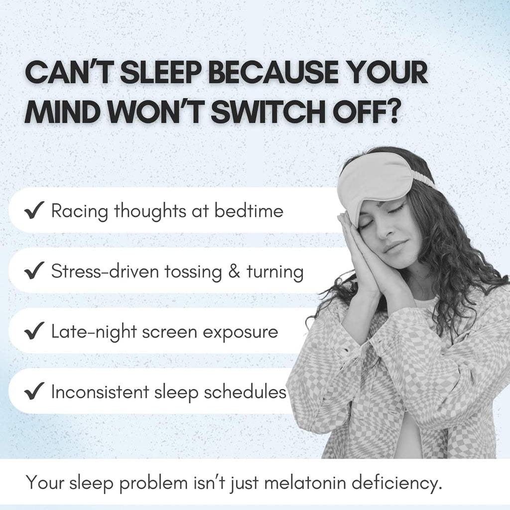ANUPURAK Melatonin 3mg Sleep Tablets | 11 Actives Sleep Supplement with 5-HTP, Ashwagandha, Tagara & L-Theanine | Sleep Cycle & Nighttime Calm Support | Non-Habit Forming | 90 Veg Tablets (90 Days)