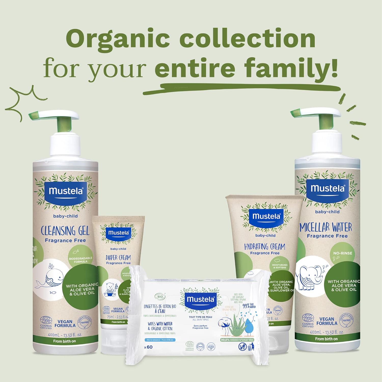 Mustela Baby Natural Diaper Cream - 75 ml