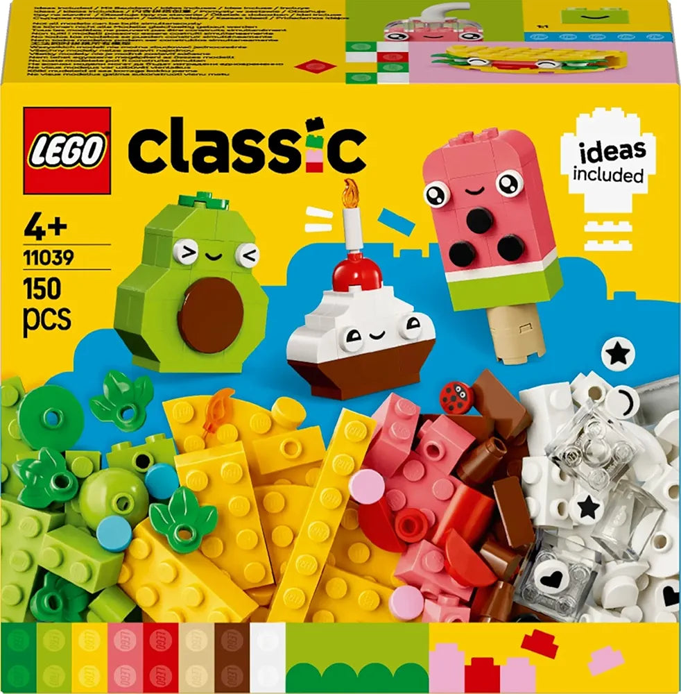 Lego Classic Creative Food Friends Imaginative Pretend-Play Toy 11039 Building Blocks Toys for 4+ Gift for Boys and Girls
