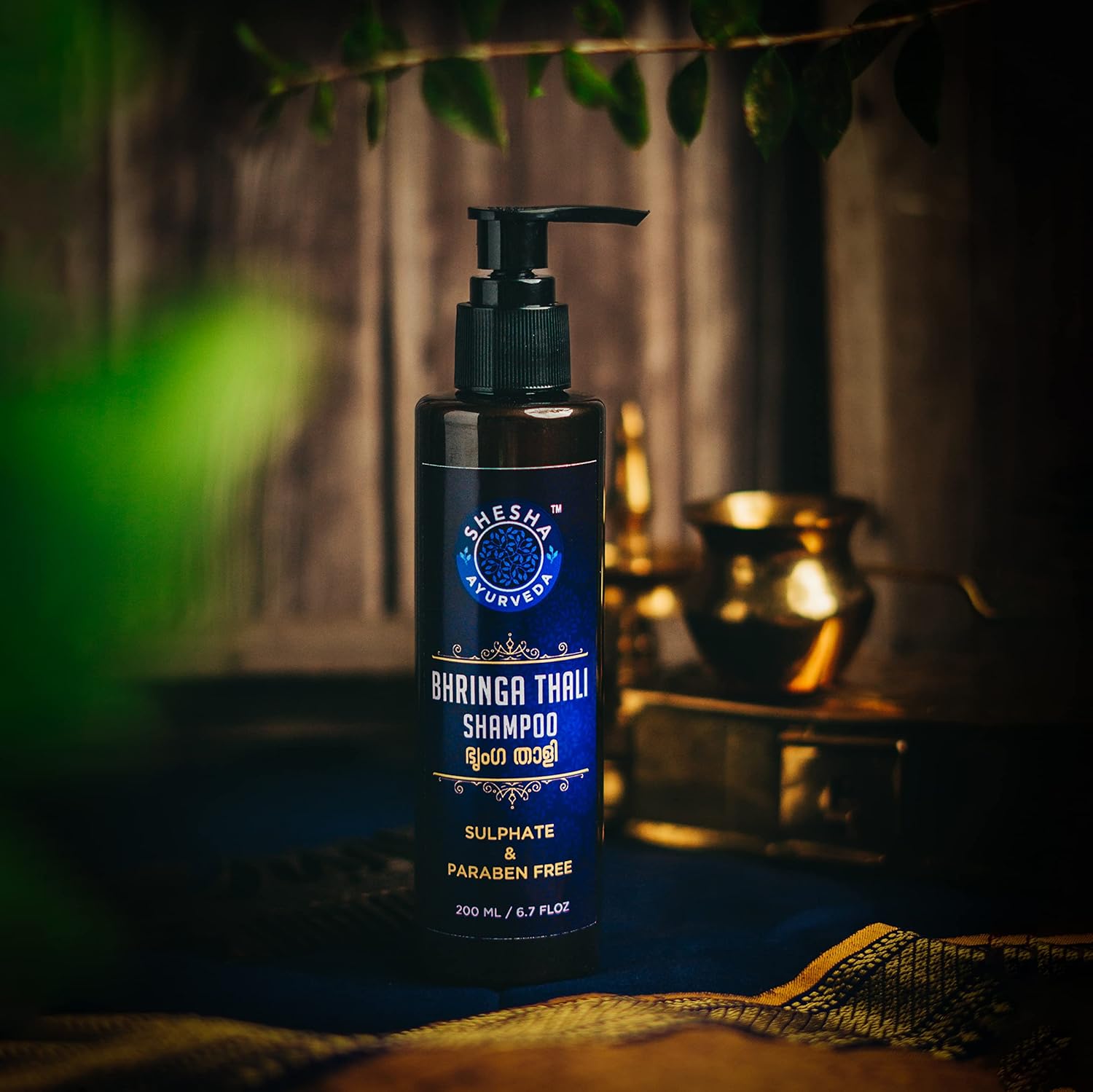 Shesha Naturals Bhringa Thali Shampoo - 200 ml