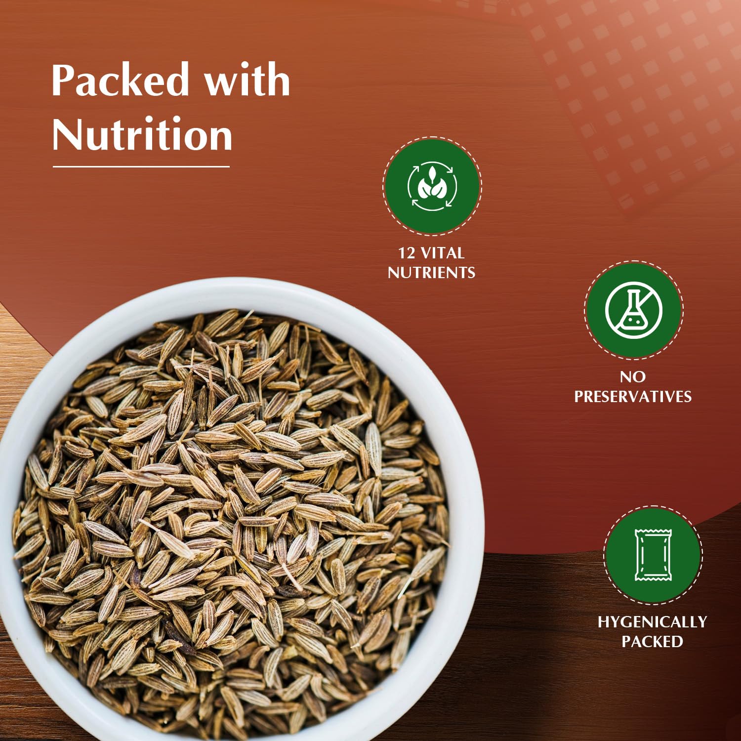 Vedaka Cumin (Safed Zeera) whole, 200 g