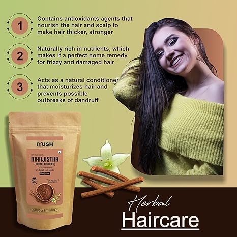 Iyush Herbal Ayurveda Manjistha Powder - 400 gms