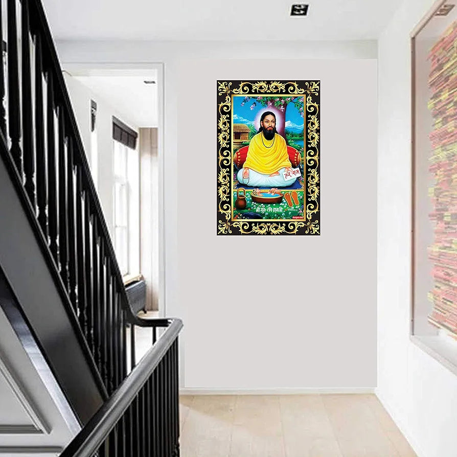 Rangoli MDF Wall Stick Decorative Panel 12x18 Wall Art P-1 Design-13