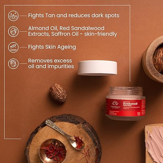 Earthraga Radiant Skin Kumkumadi Face mask  - 100 gms