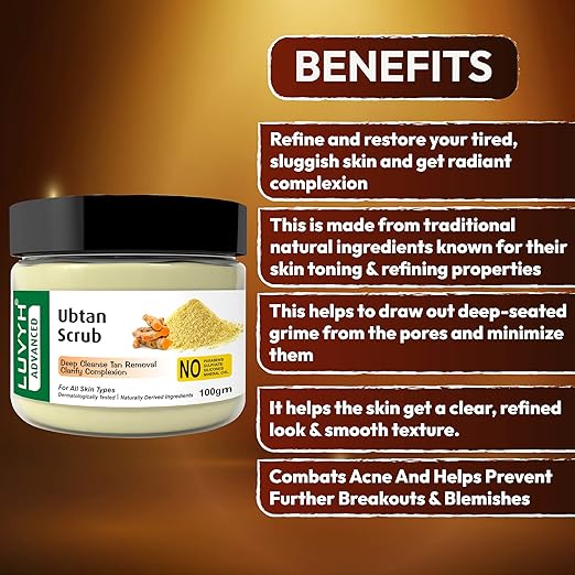 Luvyh Ubtan Face Scrub & Body Scrub - 100 gms
