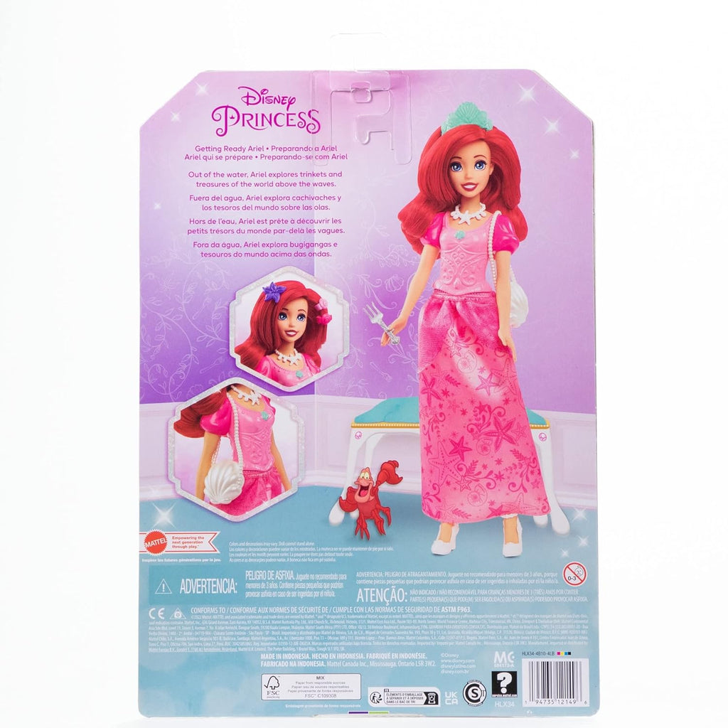 Mattel Disney Mattel Princess Toys Ariel Fashion Doll