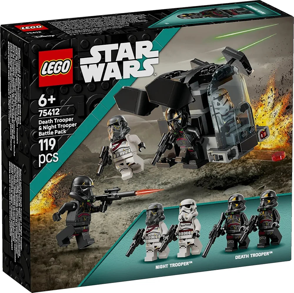 Lego Star Wars Death Trooper & Night Trooper Battle Pack Building Toy 75412 Building Blocks Toys for 6+ Gift for Boys and Girls