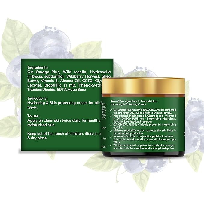 Parasoft Ultra Hydrating & Protecting Cream for Face & Body - 100 gms