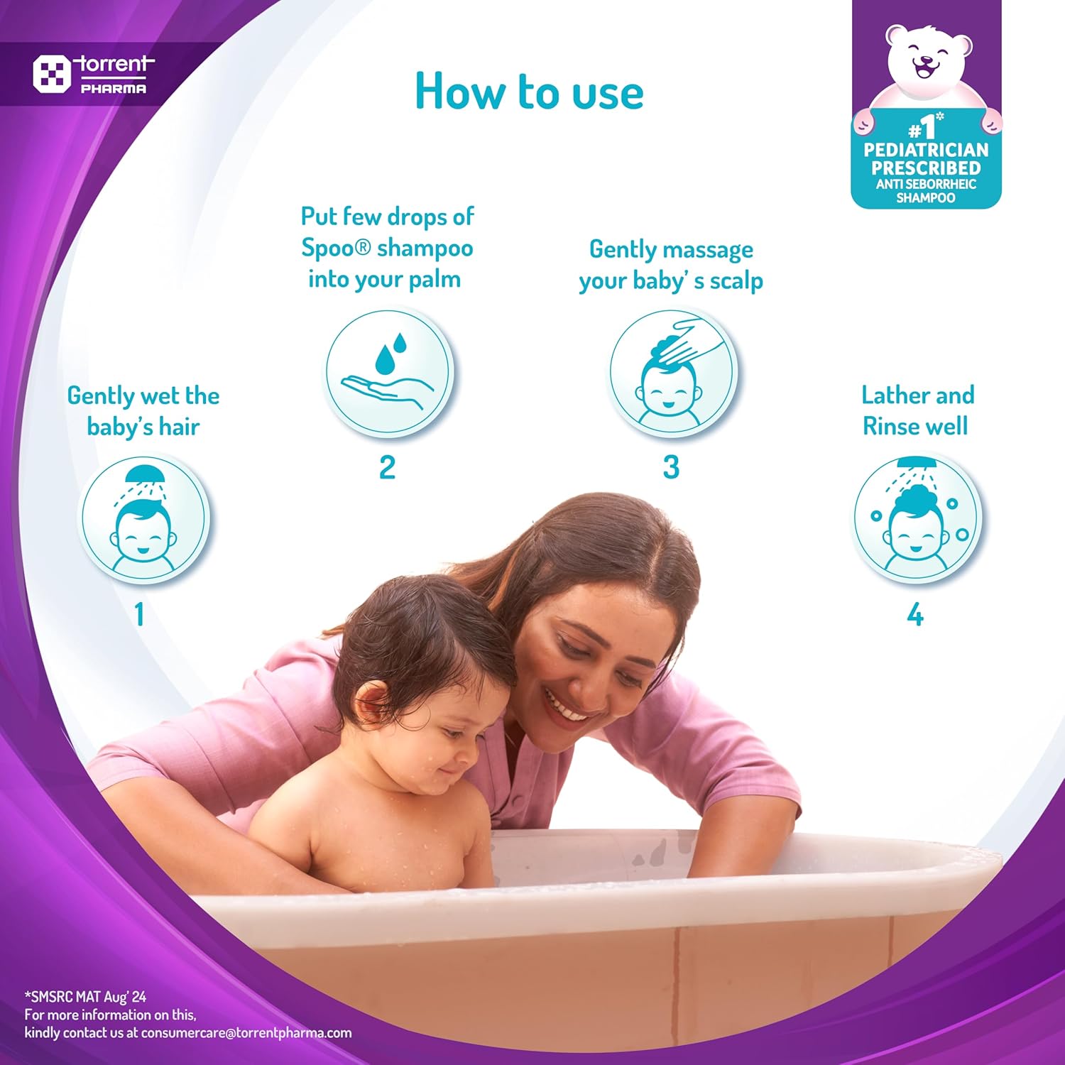 Tedibar Family Spoo No Tear Formula baby shampoo - 125 ml
