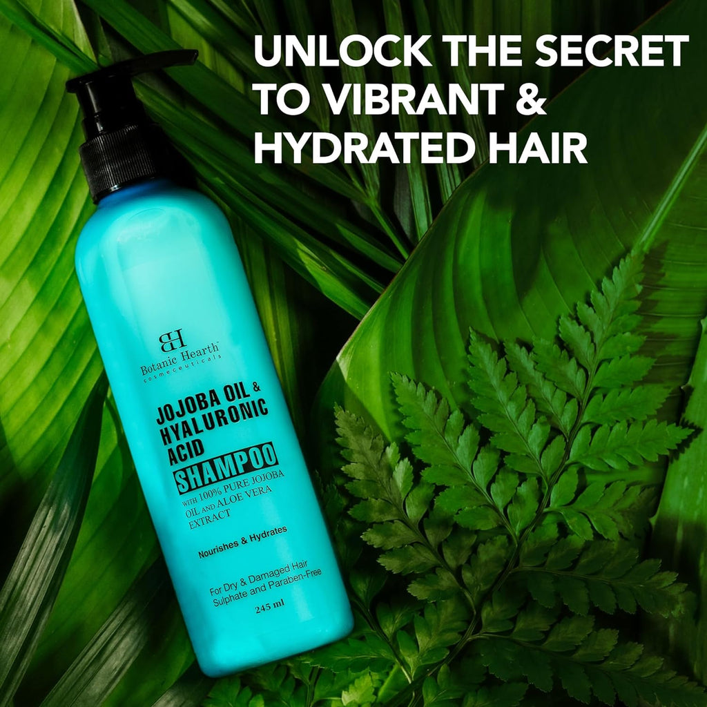 Botanic Hearth Jojoba & Hyaluronic Acid Shampoo - 245 ml