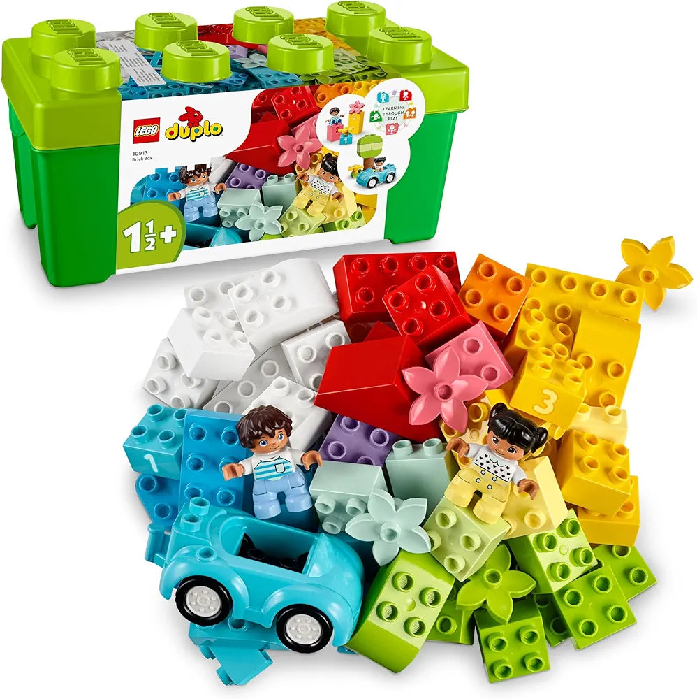 Lego 10913 DUPLO Classic Brick Box Building Set with Storage,First Bricks Learning Toy for Toddlers , 65 Pcs