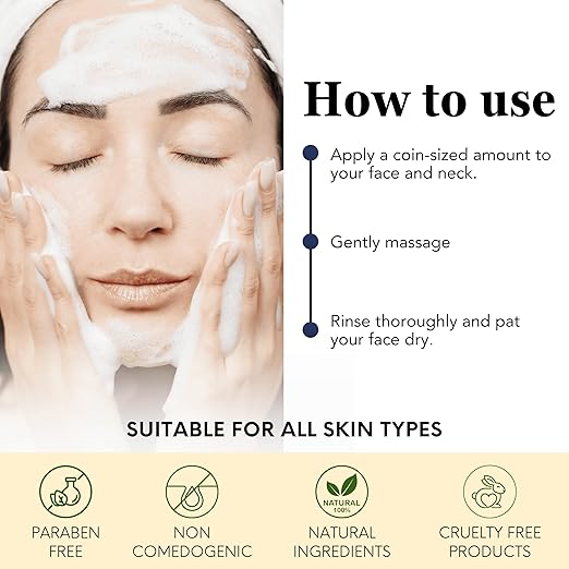 Nature’s Kinn Rose Camomile & Jasmine Cloud Cleanse Foaming Facewash - 100 ml