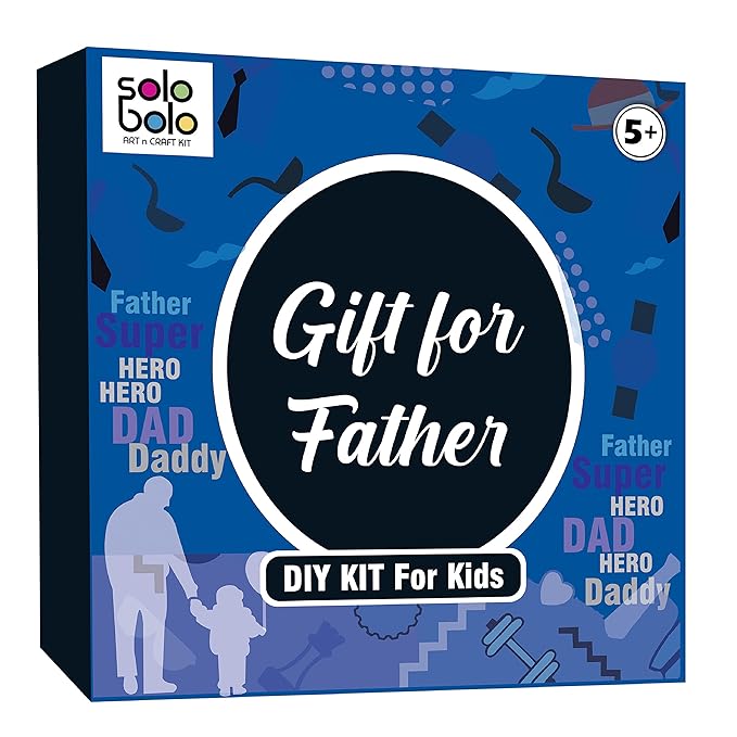 Solobolo Fathers Day Diy Kits for Kids | Fathers Day Gift for Dad From Daughter Son