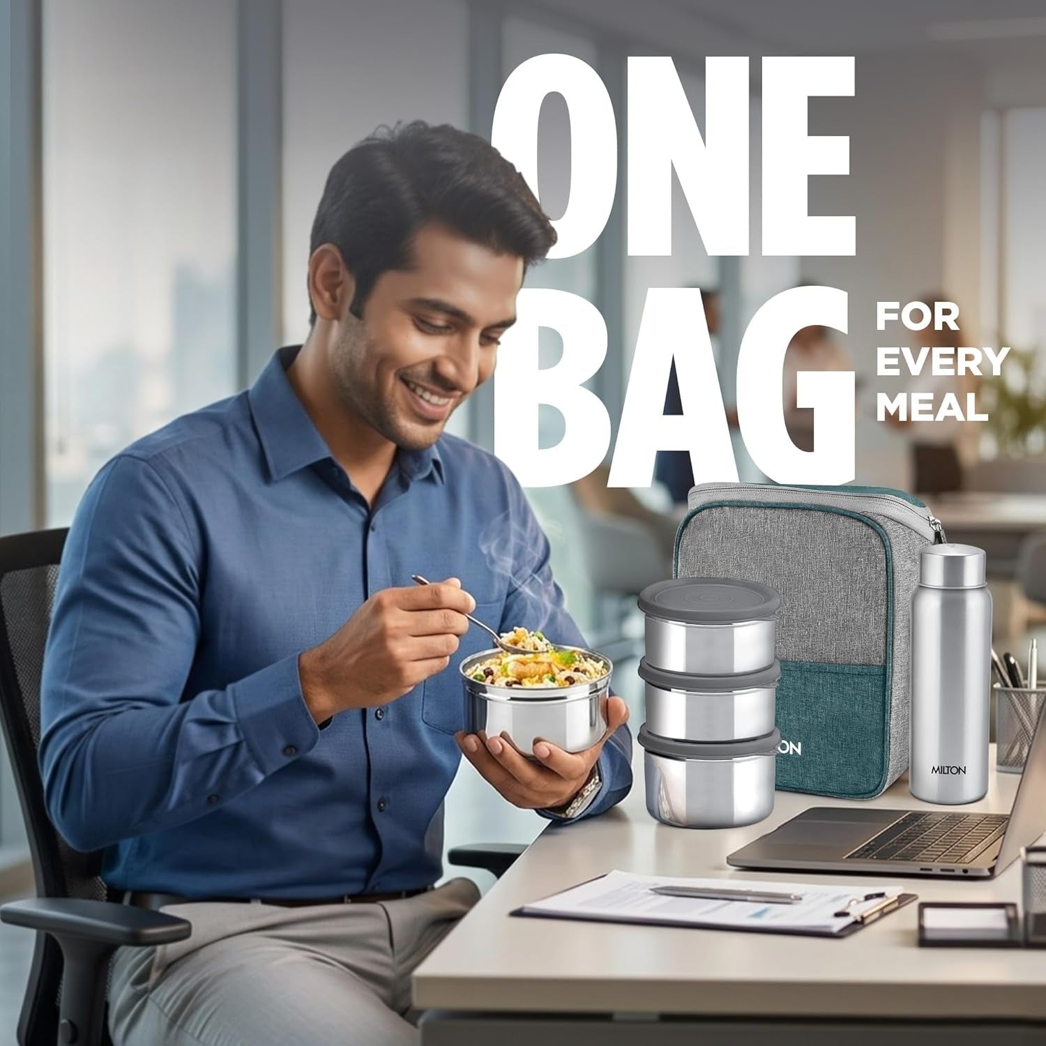 Milton Glossin Lunch Box Combo Set