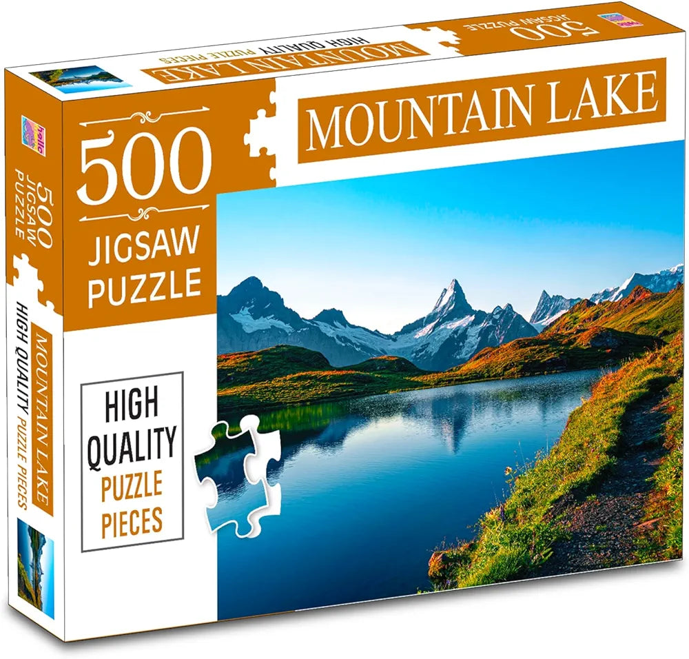 Hello Friend Mountain Jigsaw Puzzles for Kids and Children Realistic Illustration Challenging Brain Booster