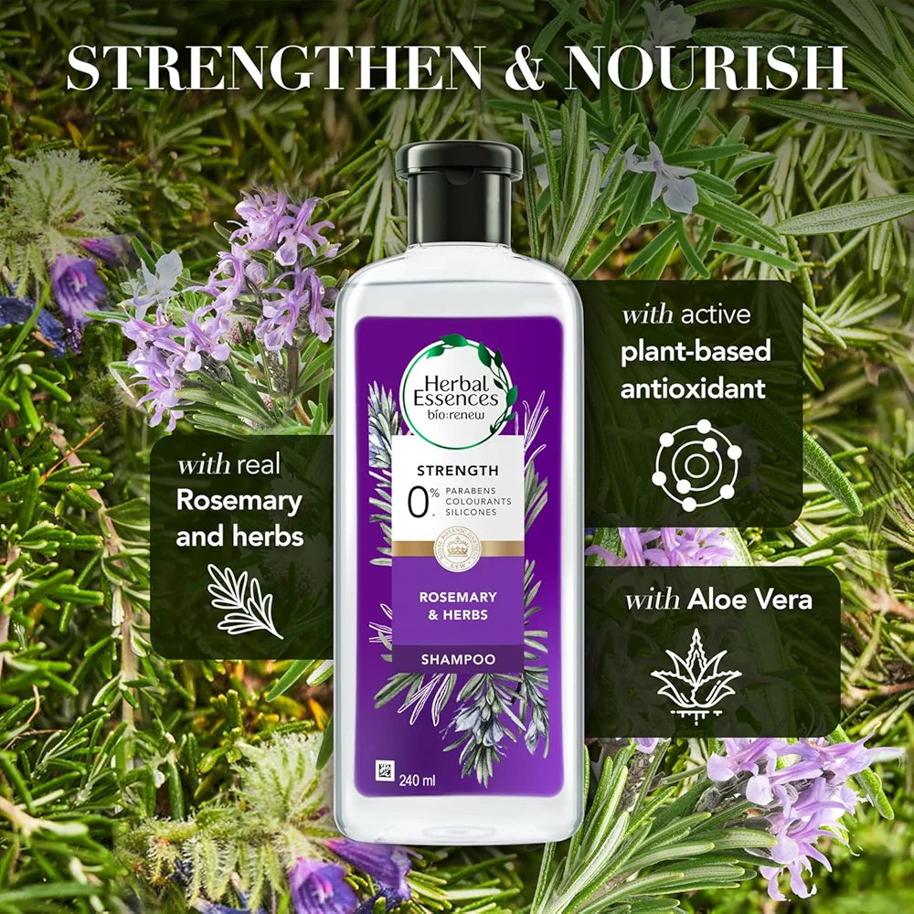 Herbal Essences Bio Renew Rosemary And Herbs Shampoo - 240ml