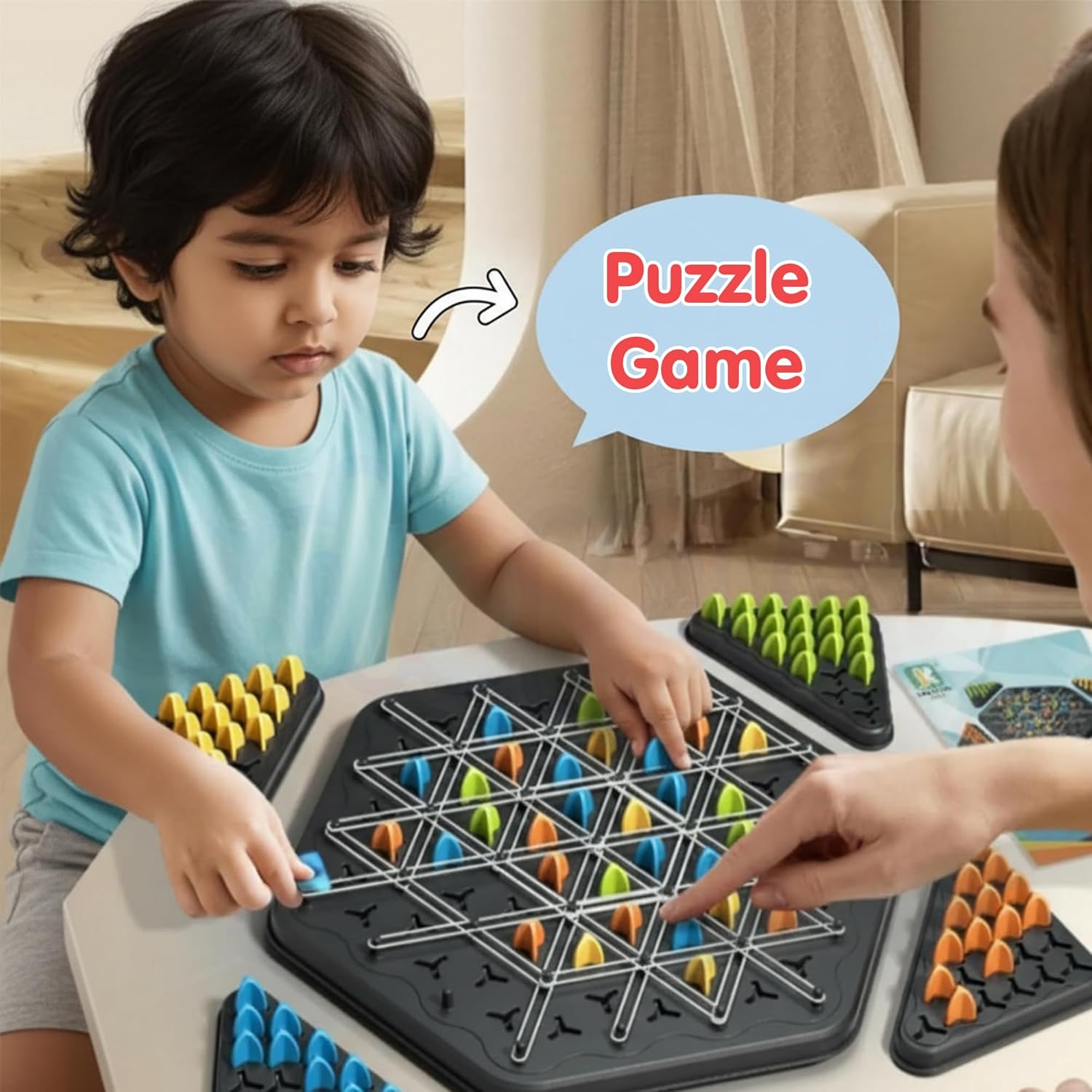 Kidology Chain Triangle Chess Game