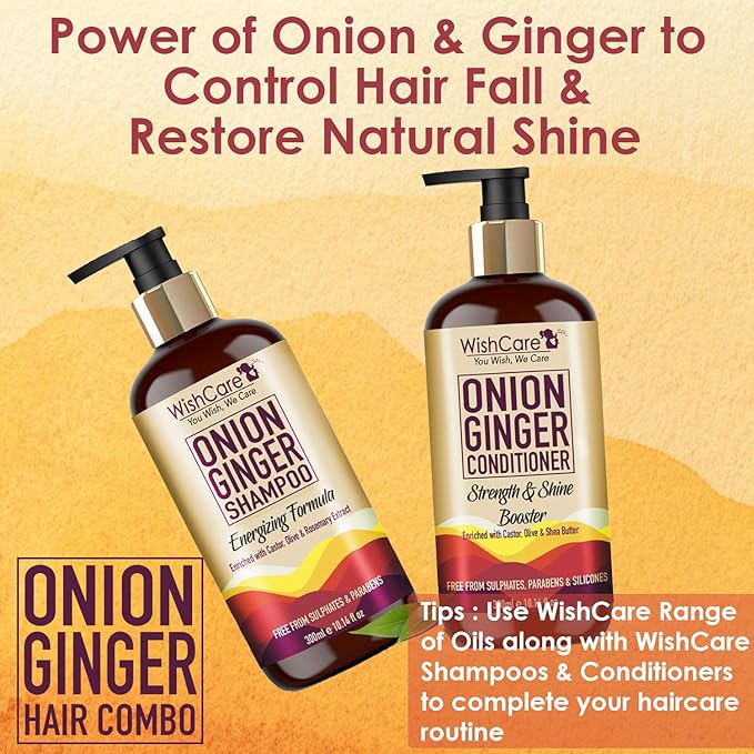 WishCare Onion Ginger Conditioner - 300 ml