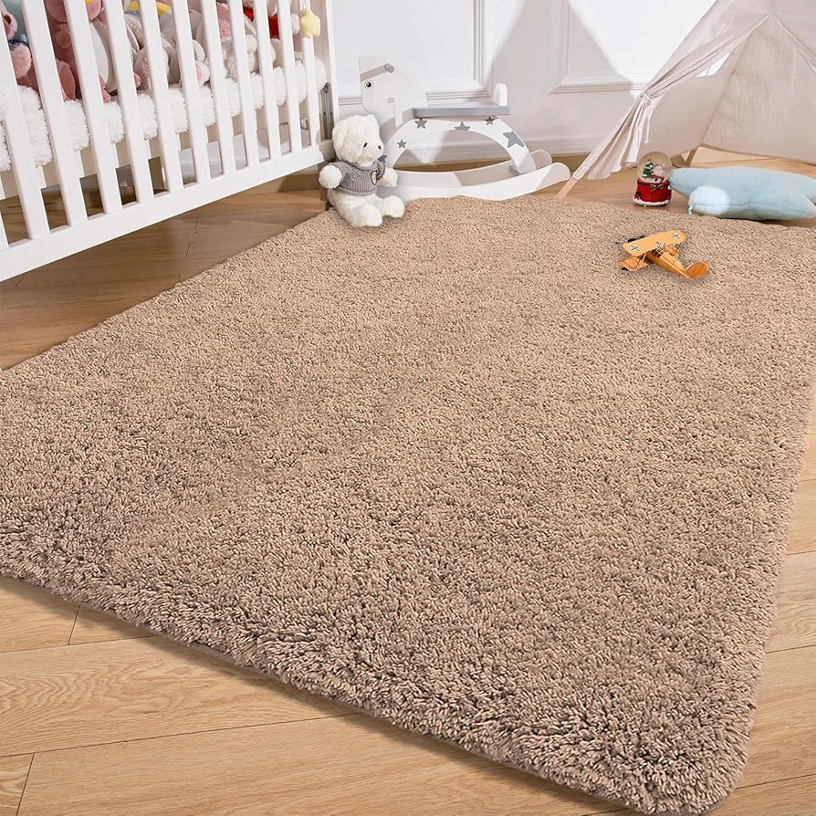 Luxe Home International Carpet Super Soft Anti Slip Vegas Rectangular Rugs Colour Rust