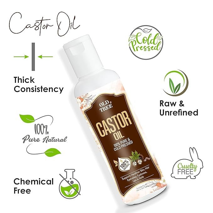 Old Tree Cold Pressed Castor Oil - 100 ml