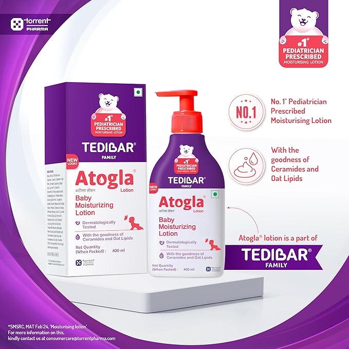 Torrent Pharma Tedibar Atogla Baby Lotion - 400ml