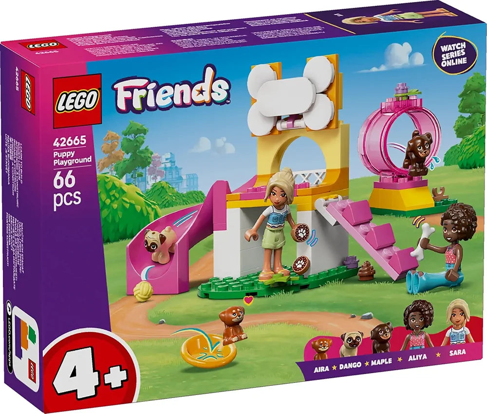 Lego Friends Puppy Playground Building Kit Dog Toy for Pretend Play 42665 Building Blocks Toys for 4+ Gift for Boys and Girls