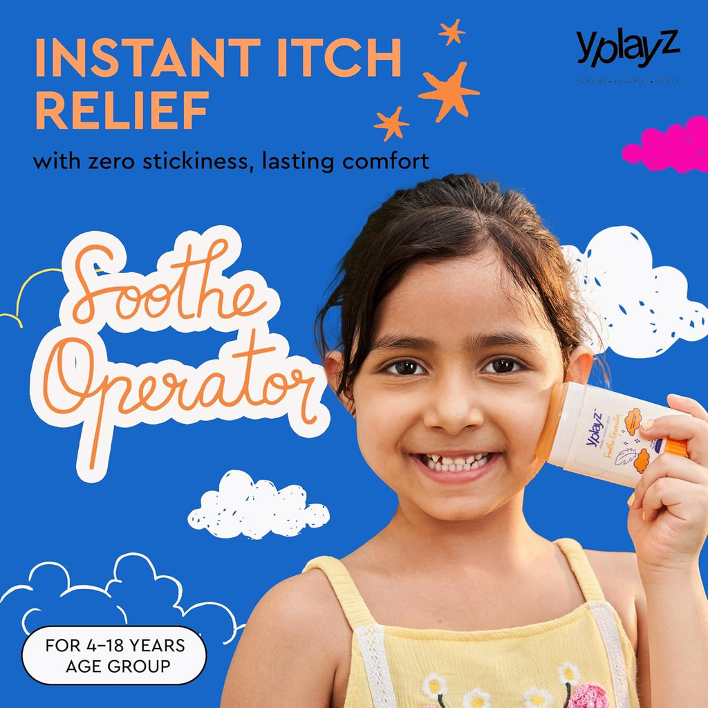 YplayZ Soothe Operator Soothing Balm for Kids - Non-sticky Moisturizer for Dry Skin With Avocado Oil Ages 4-18 - 20 Gms